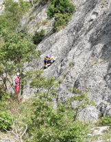 Via Normale Penna del Gesso - Via degli Aquilotti - Secondo tiro