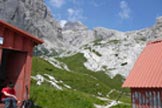 Via Normale Piz di Sagron - Anello Gabin - Dal Biv. Feltre il versante di discesa del Piz di Sagron