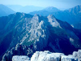 Via Normale Sasso di Toanella - Panorama di vetta verso S