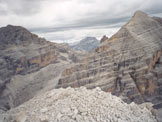 Via Normale Torre Fanes - Tofana di Mezzo e di Rozes dalla cima