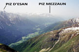 Via Normale Piz dUrezza - Panorama di vetta, verso S