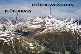 Via Normale Piz Murterchombel - Panorama verso NW