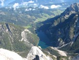 Via Normale Croda del Becco - Il lago di Braies dalla cima