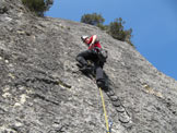 Via Normale Penna del Gesso - Diretta Spallone - Secondo tiro