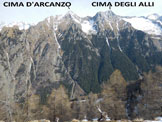 Via Normale Pizzo Mercantelli - Cresta SW - Panorama di vetta, verso N