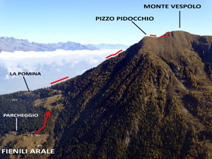 Via Normale Pizzo Pidocchio e Monte Vespolo