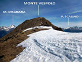 Via Normale Cima Pizzinversa  Pizzo Pidocchio - La facile cresta S del Monte Vespolo