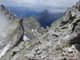 Via Normale Pizzo Ligoncio - Vista dalla vetta sulla Val Chiavenna