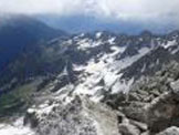 Via Normale Pizzo Ligoncio - Vista dalla vetta sulla Val Masino