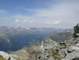 Via Normale Pizzo Quadro (Cima de Pian Guarnei) - Vista verso Mesolcina