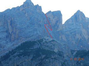 Via Normale Cima del Lago - Diedro Consiglio - Dall´Oglio