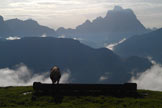 Via Normale Col de la Casiera - Sul Col de la casiera, verso la Civetta (J. Lezuo)