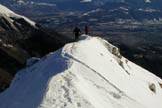 Via Normale Monte Terne - Cresta finale dalla cima