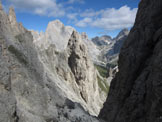 Via Normale Le Cigolade - Verso lAlta Val Vajolet