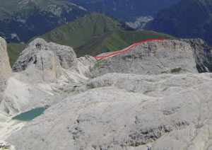 Via Normale Cima Mantello