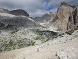 Via Normale Cima Mantello - dalla cima verso Antermoia
