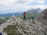 Via Normale Testone del Rifugio - Sulla vetta