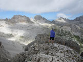 Via Normale Cima del Feudo - Sulla vetta verso i Lastei