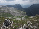 Via Normale Col de Puez - Dalla cima verso S