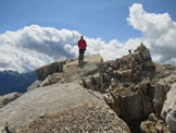 Via Normale Cima di Valsorda - Sulla vetta