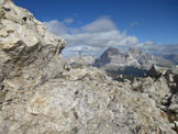 Via Normale Cima Loschiesuoi - Piccola croce e Tofane