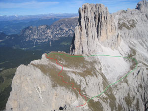 Via Normale Testone del Vaiolon