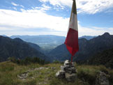 Via Normale Col del Demonio - Dalla vetta verso Valbelluna