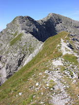 Via Normale Schiara - Spallone E e cresta di salita