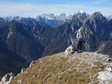 Via Normale Monte Palazza - Dalla vetta verso Bosconero e Civetta