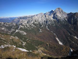 Via Normale Monte Palazza - Dalla vetta verso il Duranno