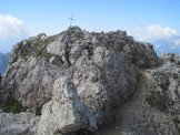 Via Normale Monte Palombino - In vetta