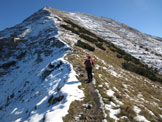 Via Normale Cima Portule - Salita della cresta W