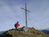 Via Normale Zimon de Cajada - Croce di vetta