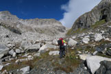 Via Normale Monte del Forno - Val Bona verso il Passo del Forno