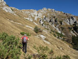 Via Normale Monte Chiadin - Lungo il versante S