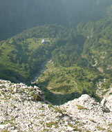 Via Normale Campanile Andrich - Verso il Rifugio 7 Alpini