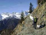 Via Normale Monte Punta - In vista del monte Civetta