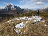 Via Normale Col Dur - Dalla cima verso nord