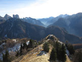 Via Normale Col Dur - Dalla cima verso sud