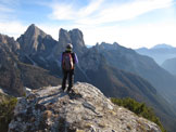 Via Normale Spiz de San Piero - Dalla vetta verso cime Bosconero