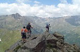 Via Normale Cima Forzellina - Passaggi in traversata