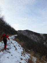 Via Normale Monte Gambarogno - Traverso sotto lanticima