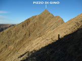 Via Normale Pizzo di Gino - da SE - Il punto in cui si ricongiungono litineraio 1 e 2