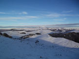 Via Normale Corno D´Aquilio - Il panorama verso la Lessinia e il Carega