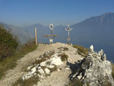 Via Normale Monte Bestone - La cima del Bestone