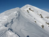 Via Normale Monte Dasdana - Lungo la cresta