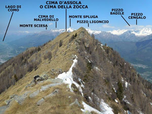 Via Normale Cima dAssola (o Cima della Zocca)