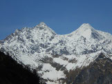 Via Normale Croce del Cavallo - Panorama di vetta verso la Weissmass e il Pizzo dAndolla