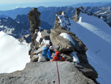 Via Normale Gran Paradiso - Versante NW - In cresta