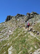 Via Normale Cima de la Bedoleta - verso il Passo W dell´Alta Burasca